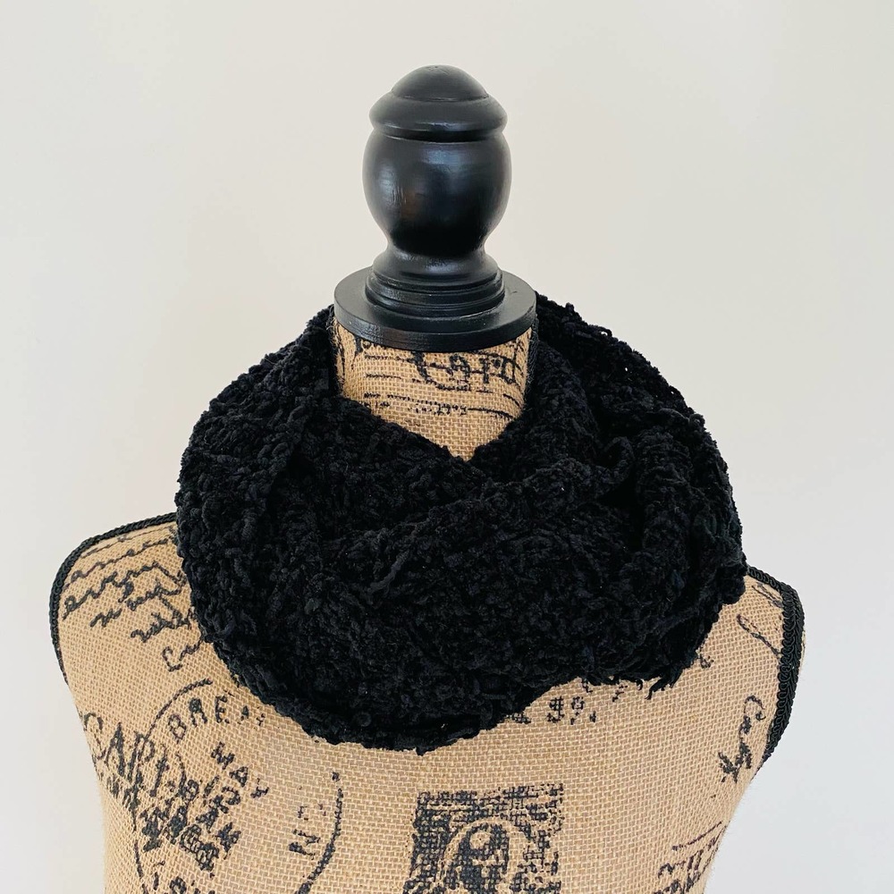 Wooden Ships Infinity Black Scarf